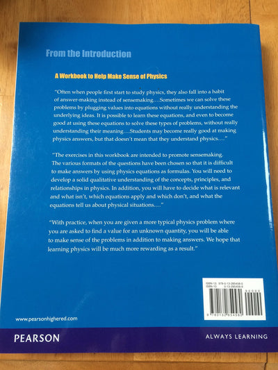 TIPERs: Sensemaking Tasks for Introductory Physics (ei Pearson Series in Educational Innovation)