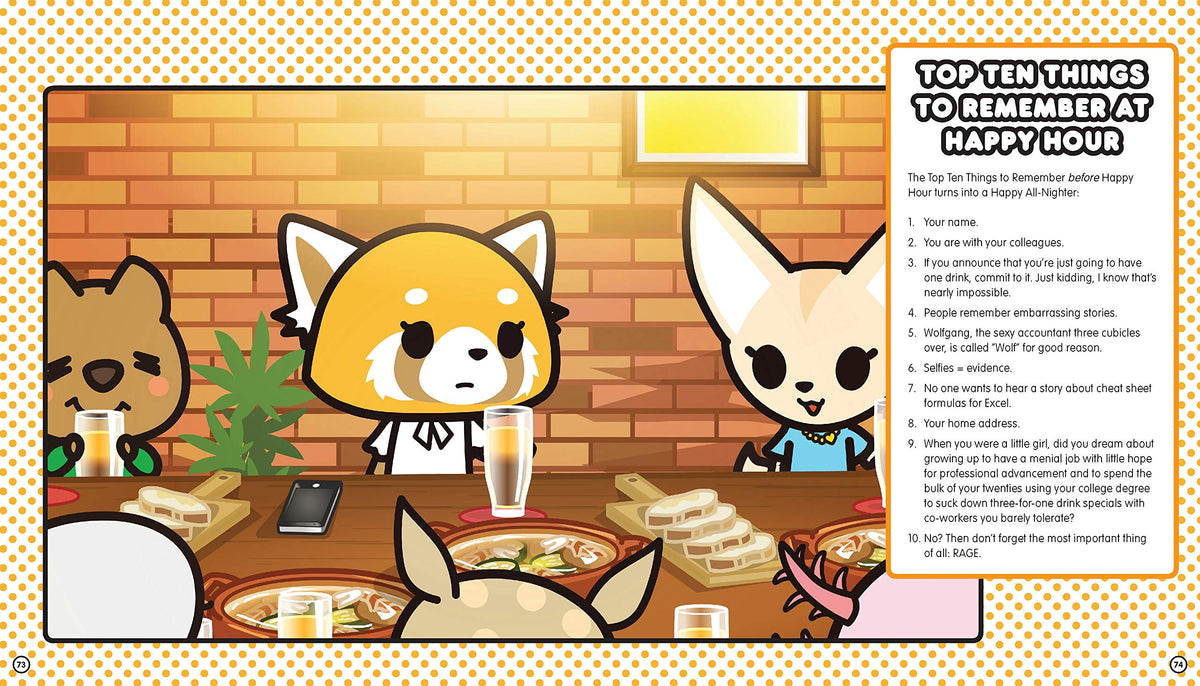 The Aggretsuko Guide To Office Life: (Sanrio book, Red Panda Comic Character, Kawaii Gift, Quirky Humor for Animal Lovers)