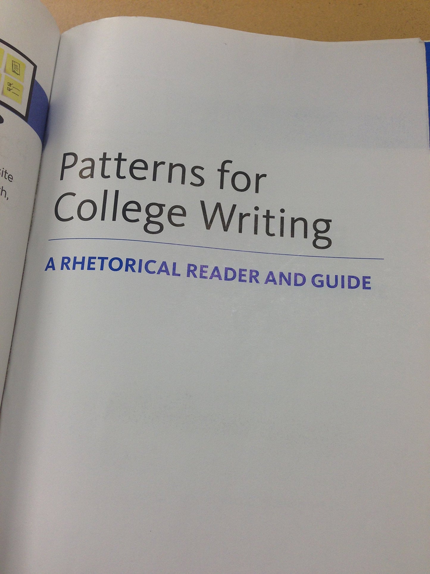 Patterns for College Writing: A Rhetorical Reader and Guide