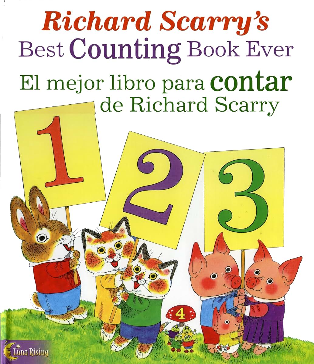 Richard Scarry's Best Counting Book Ever / El mejor libro para contar de Richard Scarry