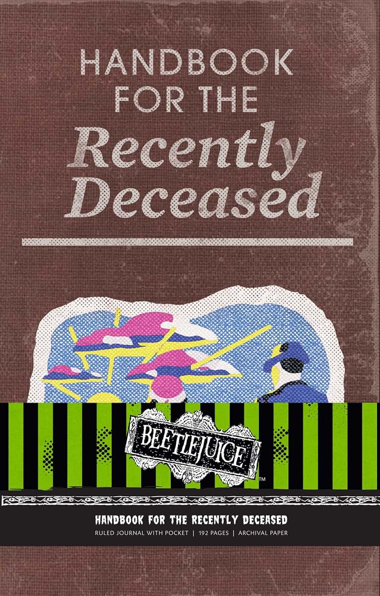 Beetlejuice: Handbook for the Recently Deceased Hardcover Ruled Journal (80's Classics)
