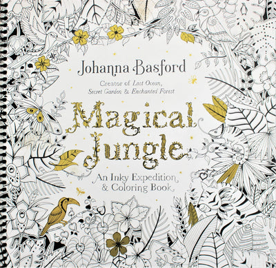 Magical Jungle: An Inky Expedition and Coloring Book for Adults