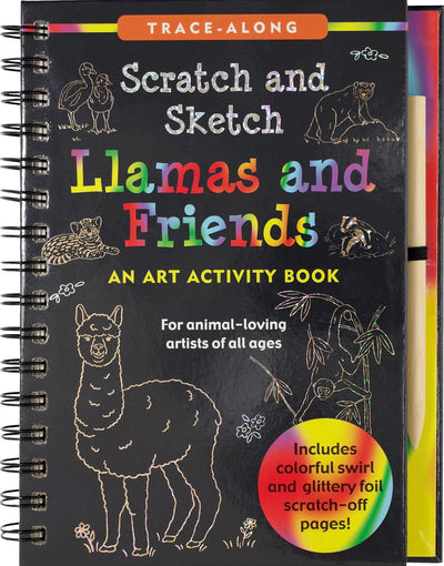 Llamas & Friends Scratch & Sketch (Trace Along)
