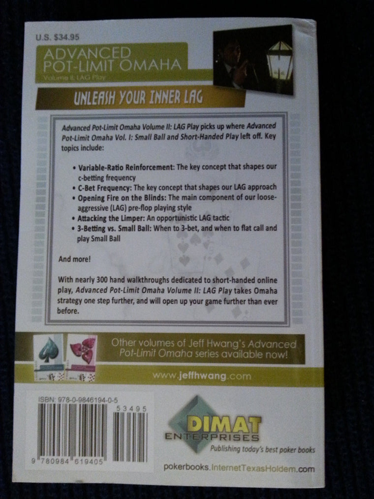 Advanced Pot-Limit Omaha: LAG Play: 2 — back cover