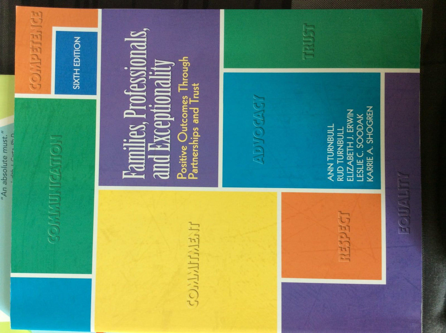 Families, Professionals, and Exceptionality: Positive Outcomes Through Partnerships and Trust (6th Edition)