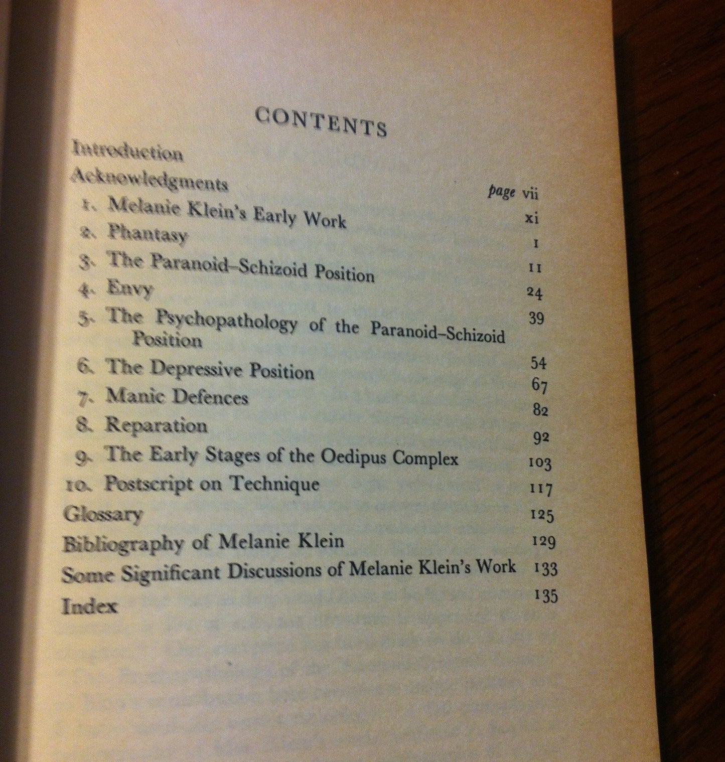 Introduction To The Work Of Melanie Klein by Segal, Hanna