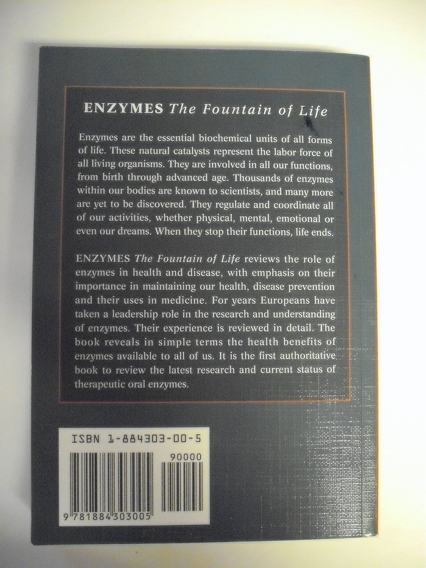 Enzymes: The Fountain of Life