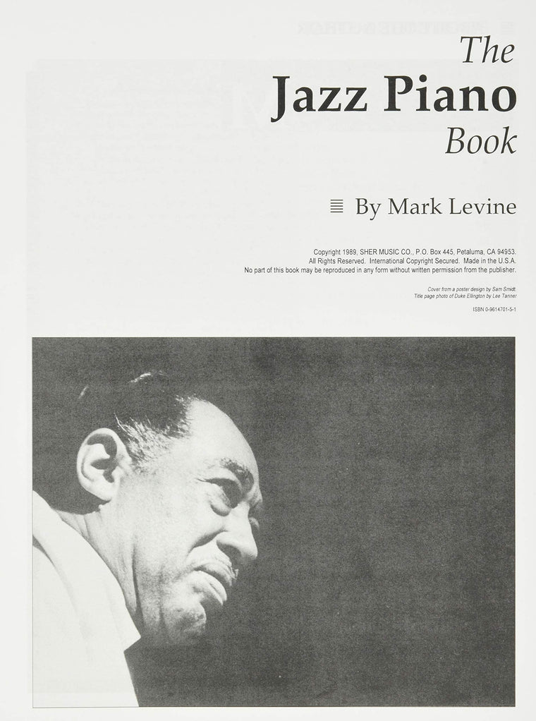 The Jazz Piano Book — back cover