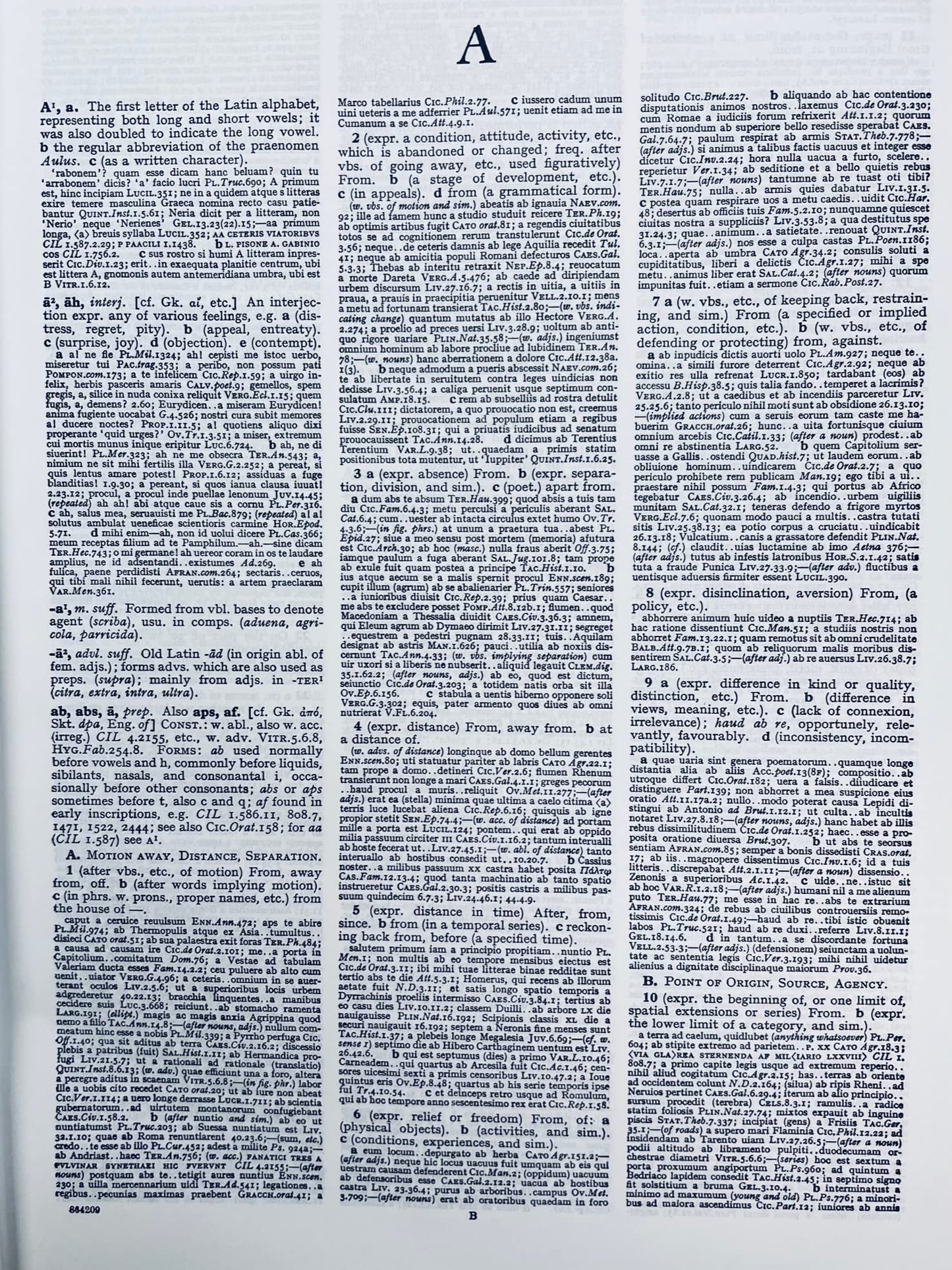 Oxford Latin Dictionary by Glare, P. G. W.