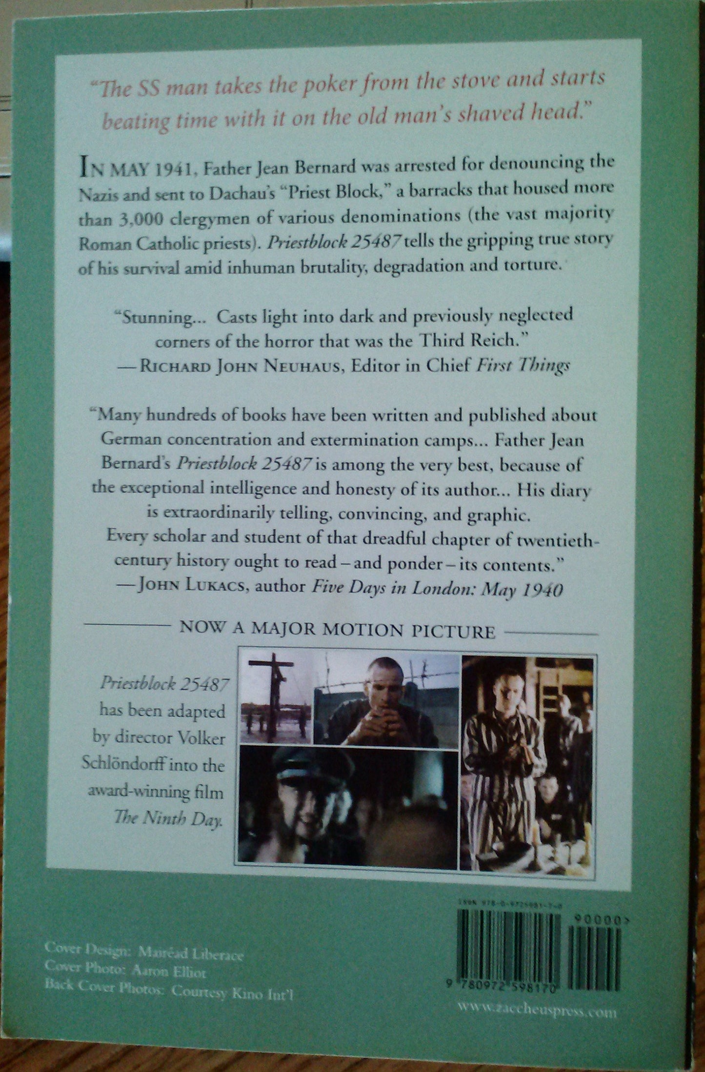 Priestblock 25487: A Memoir of Dachau