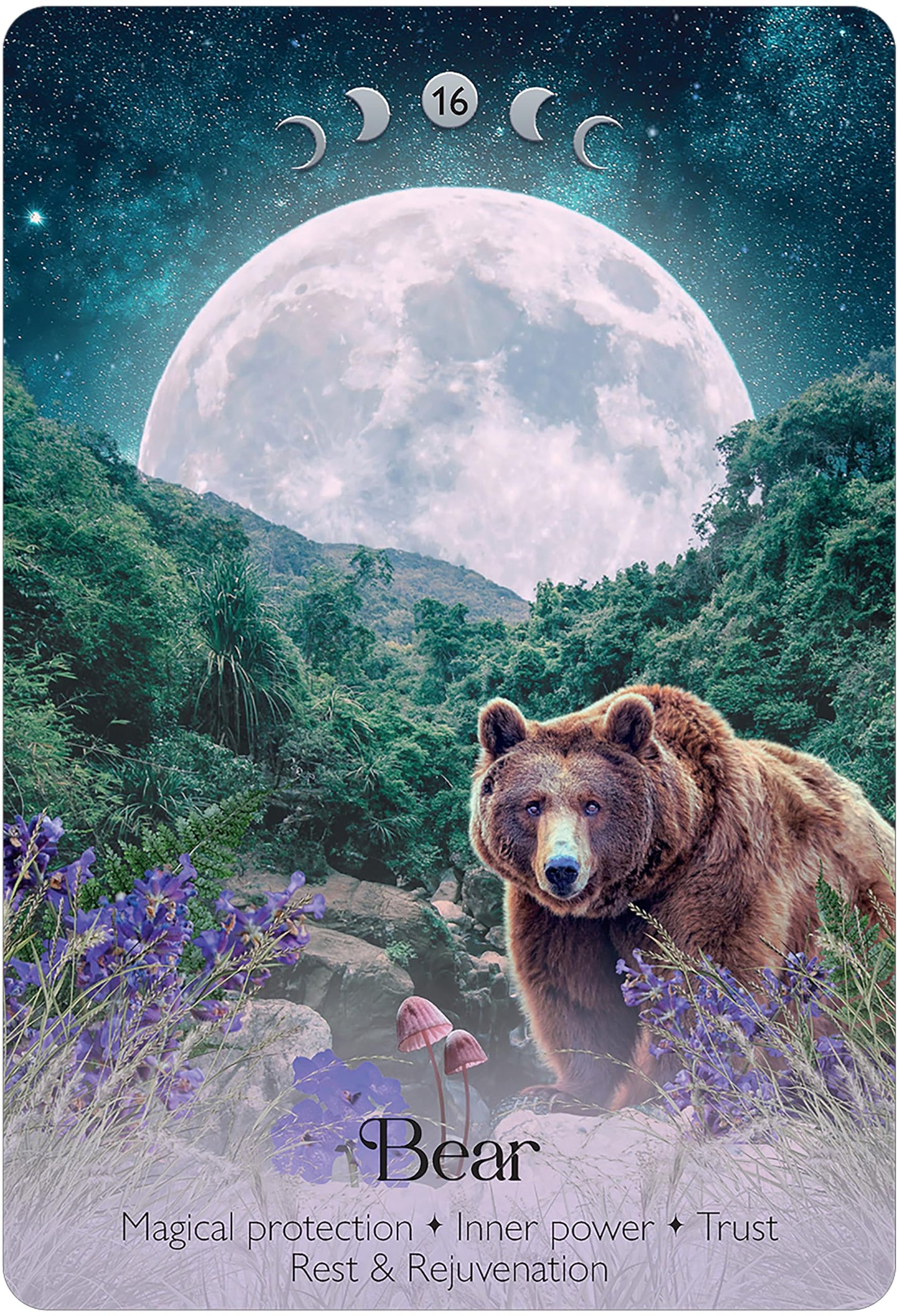 Lunar Magic Oracle: 40 Mooncards with Booklet