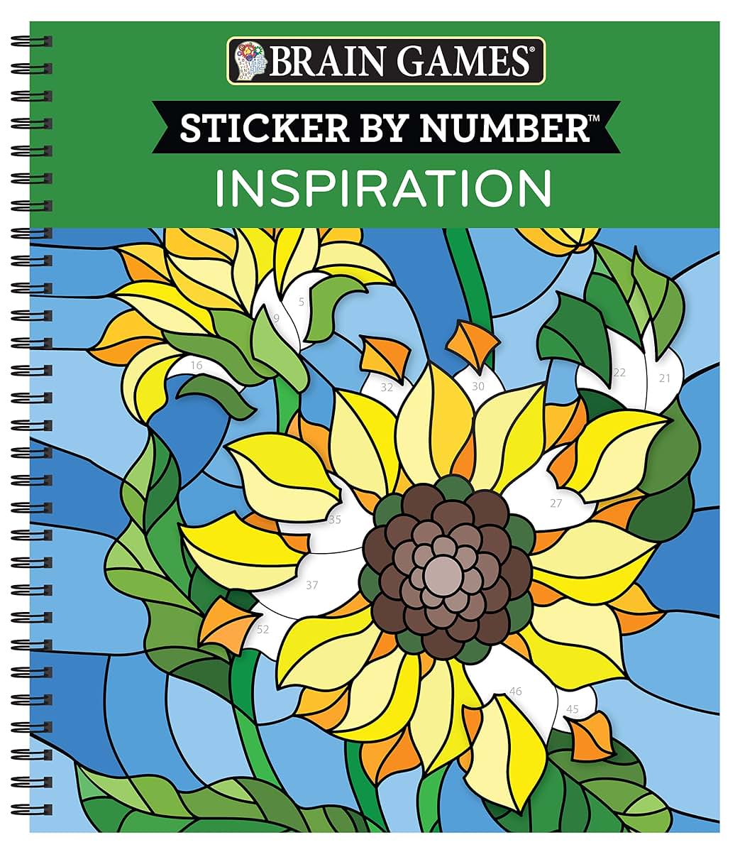 Brain Games - Sticker by Number: Inspiration
