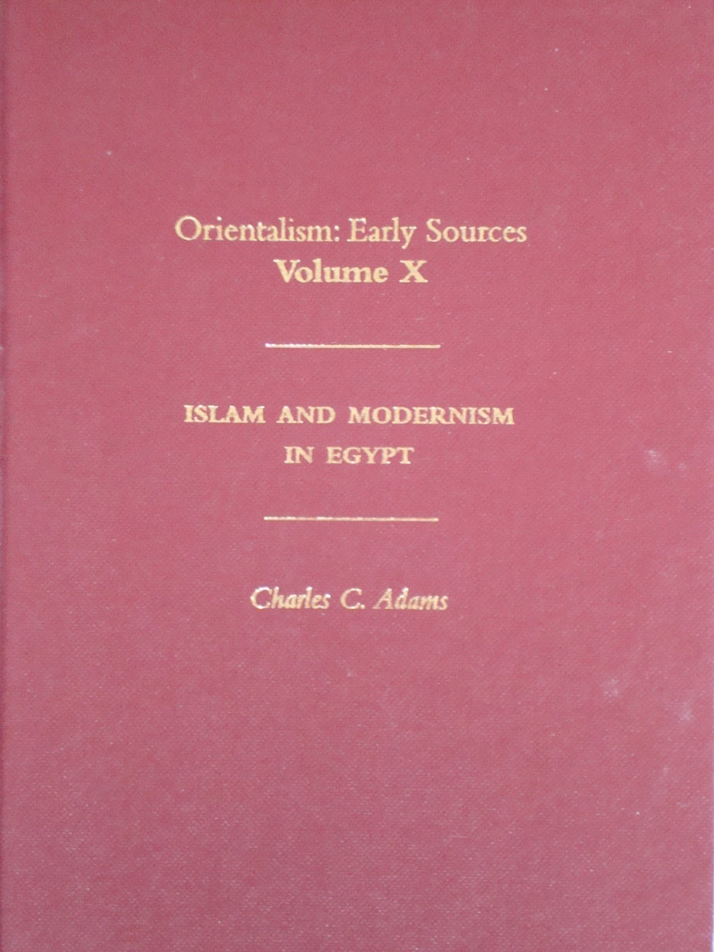 Islam&Mod Egypt:Orientalsm V10 (Orientalism, Vol 10)