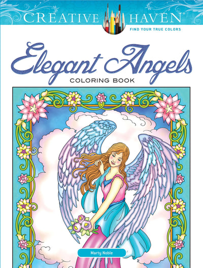 Creative Haven Elegant Angels Coloring Book: Relaxing Illustrations for Adult Colorists (Adult Coloring Books: Religious)