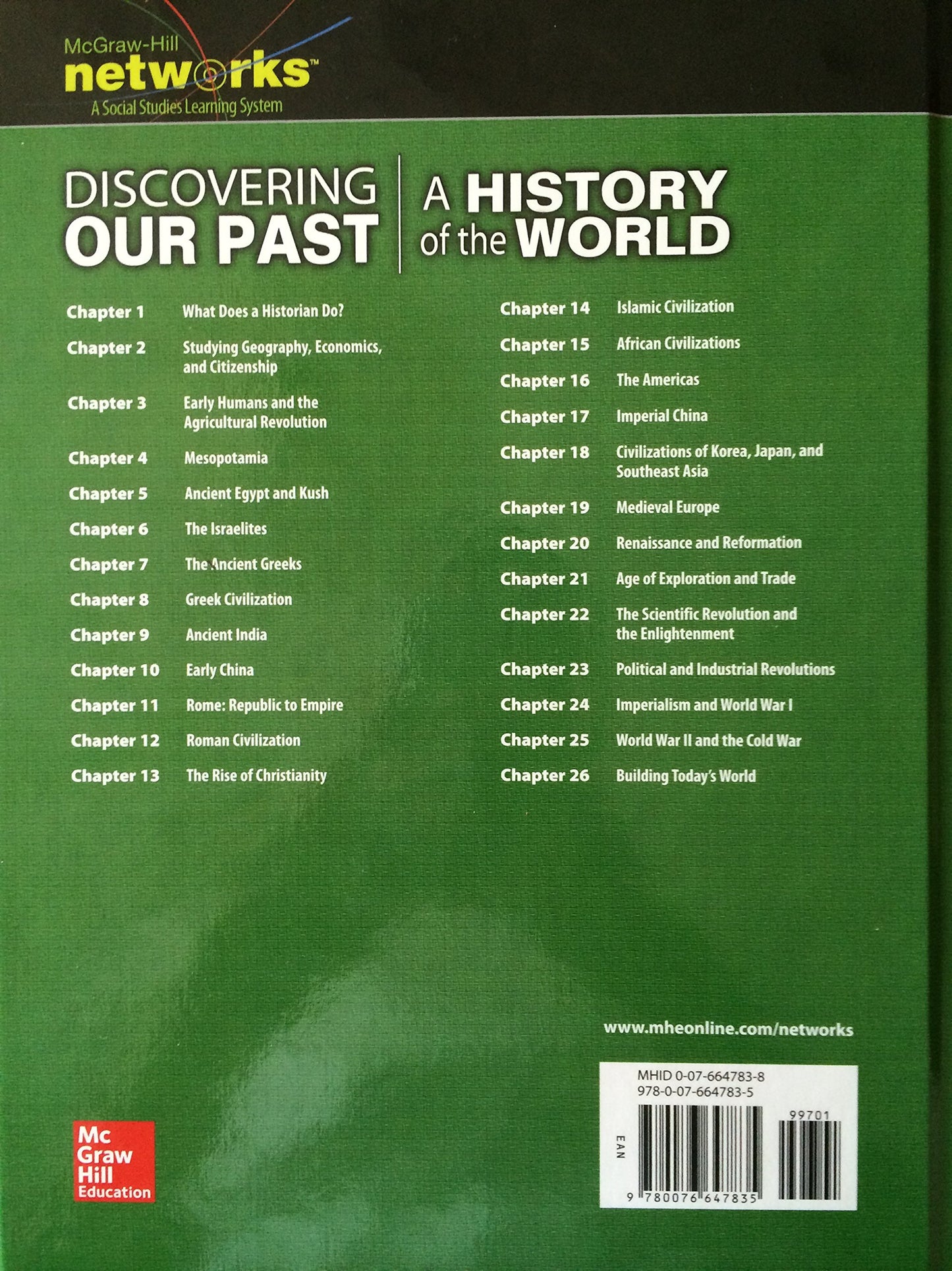 Discovering Our Past: A History of the World, Student Edition (MS WORLD HISTORY)