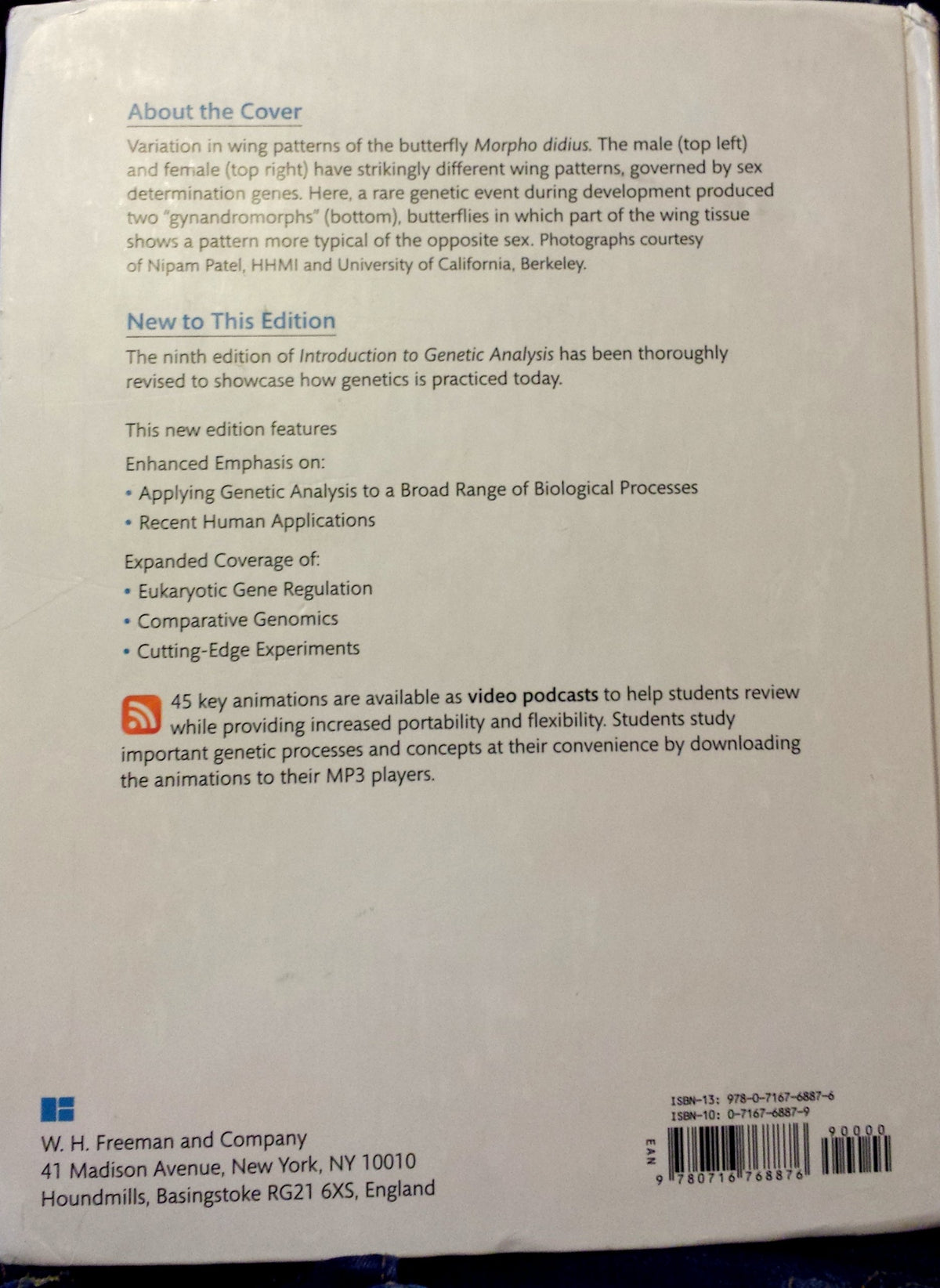 Introduction to Genetic Analysis, 9th Edition