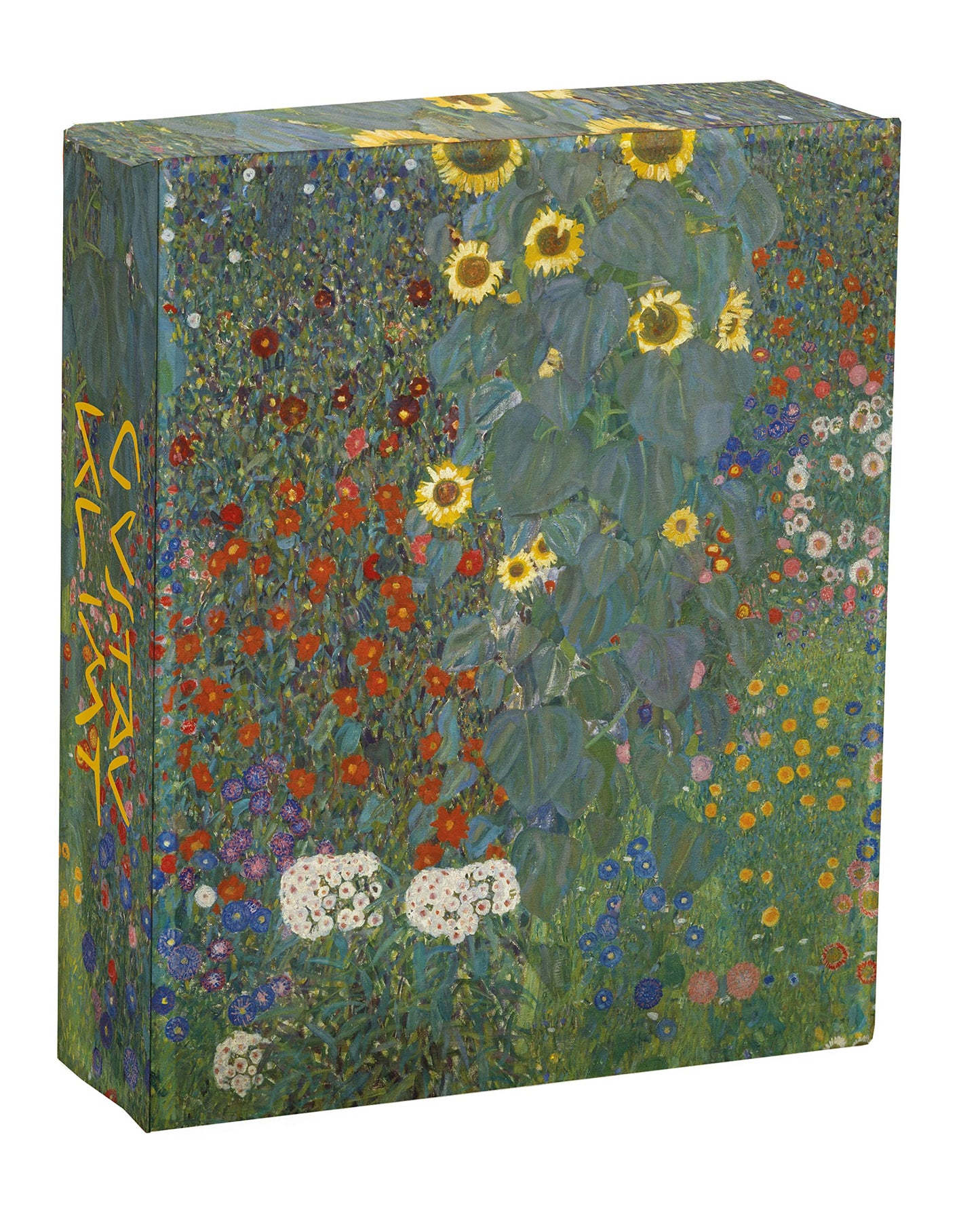Gustav Klimt Gardens QuickNotes: Our Standard Size Set of 20 Notecards in a box with Magnetic Closure