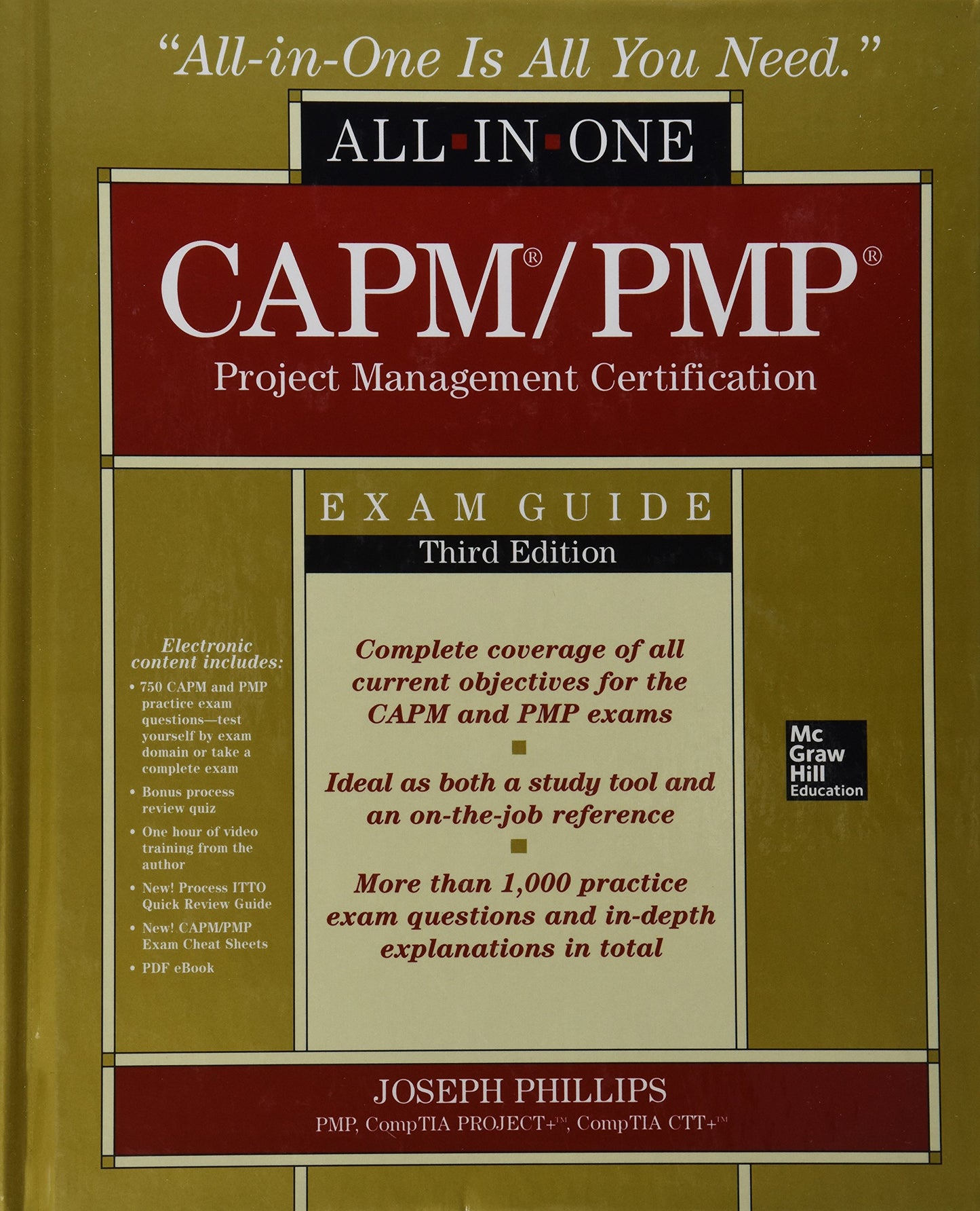 CAPM/PMP Project Management Certification All-in-One Exam Gu