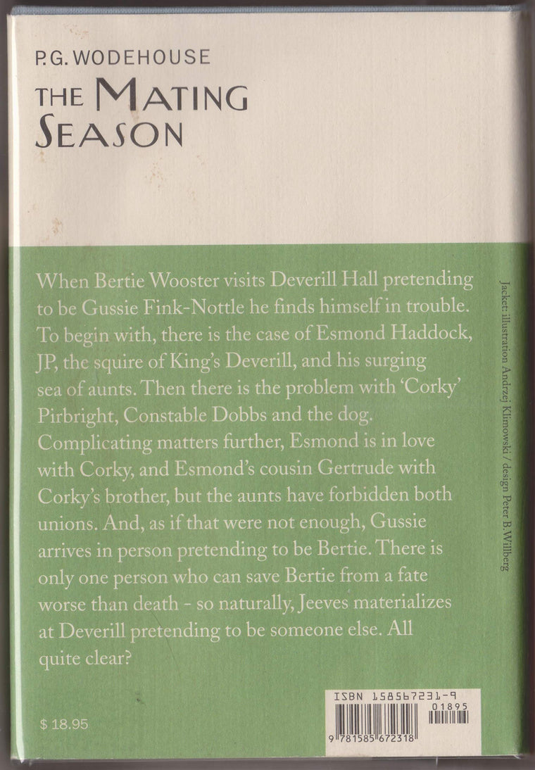 The Mating Season — back cover