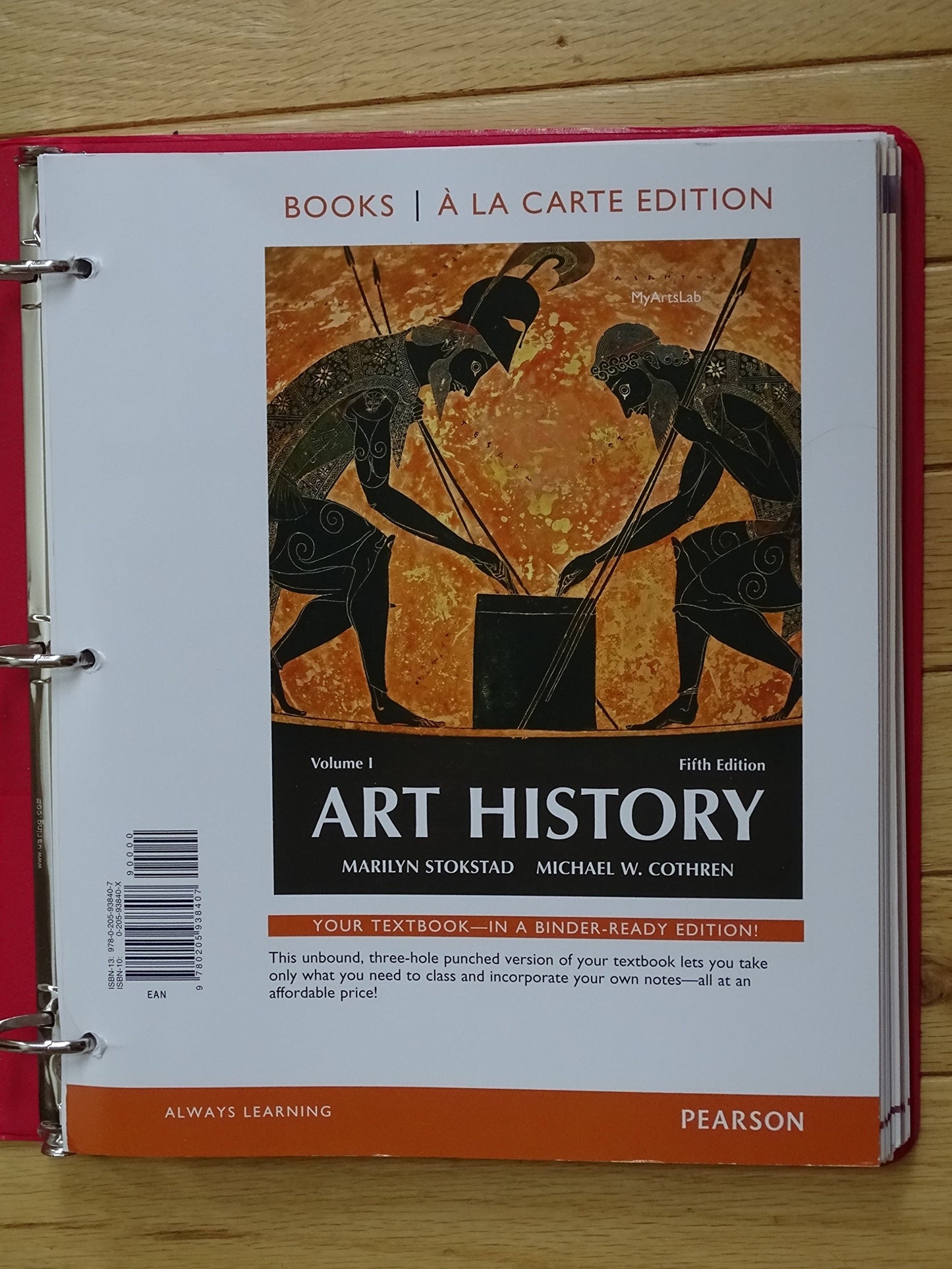 Art History, Volume 1 -- Books a la Carte (5th Edition) by S