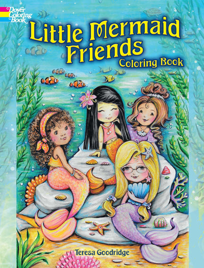 Little Mermaid Friends Coloring Book (Dover Fantasy Coloring Books)