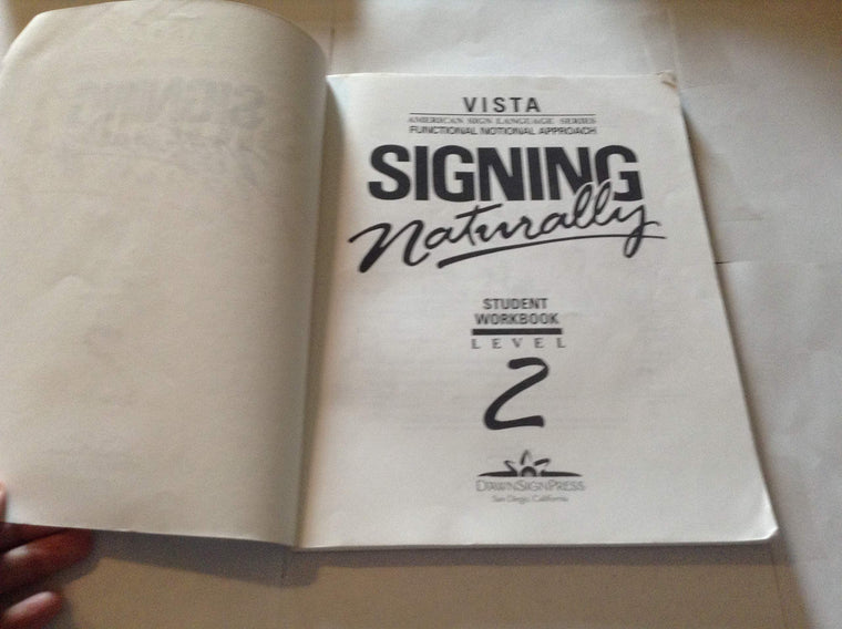 Signing Naturally, Level 2 — back cover