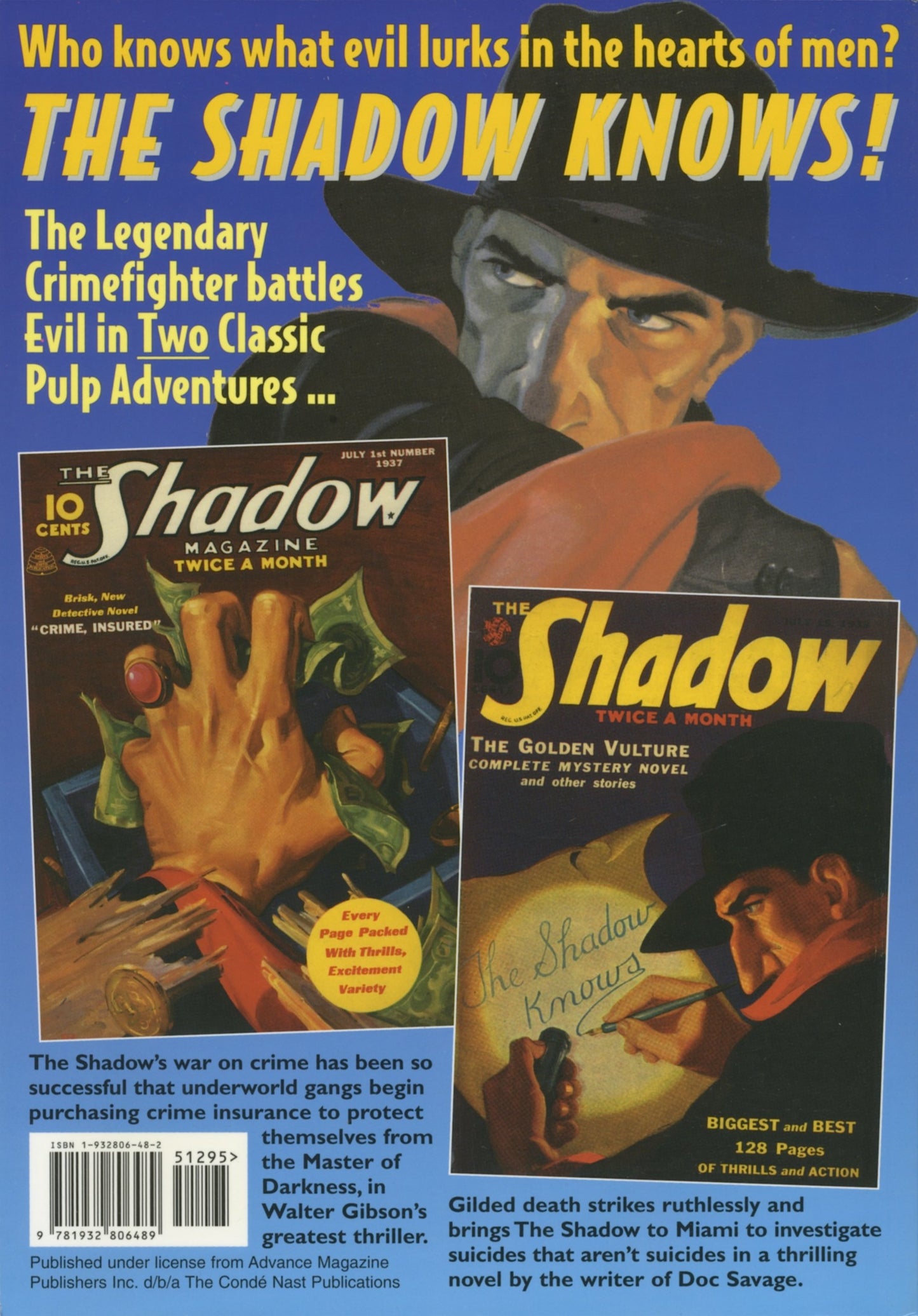 The Shadow: "The Golden Vulture" and "Crime, Insured"