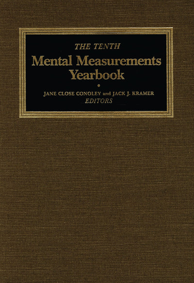 The Tenth Mental Measurements Yearbook (Buros Mental Measurements Yearbook)