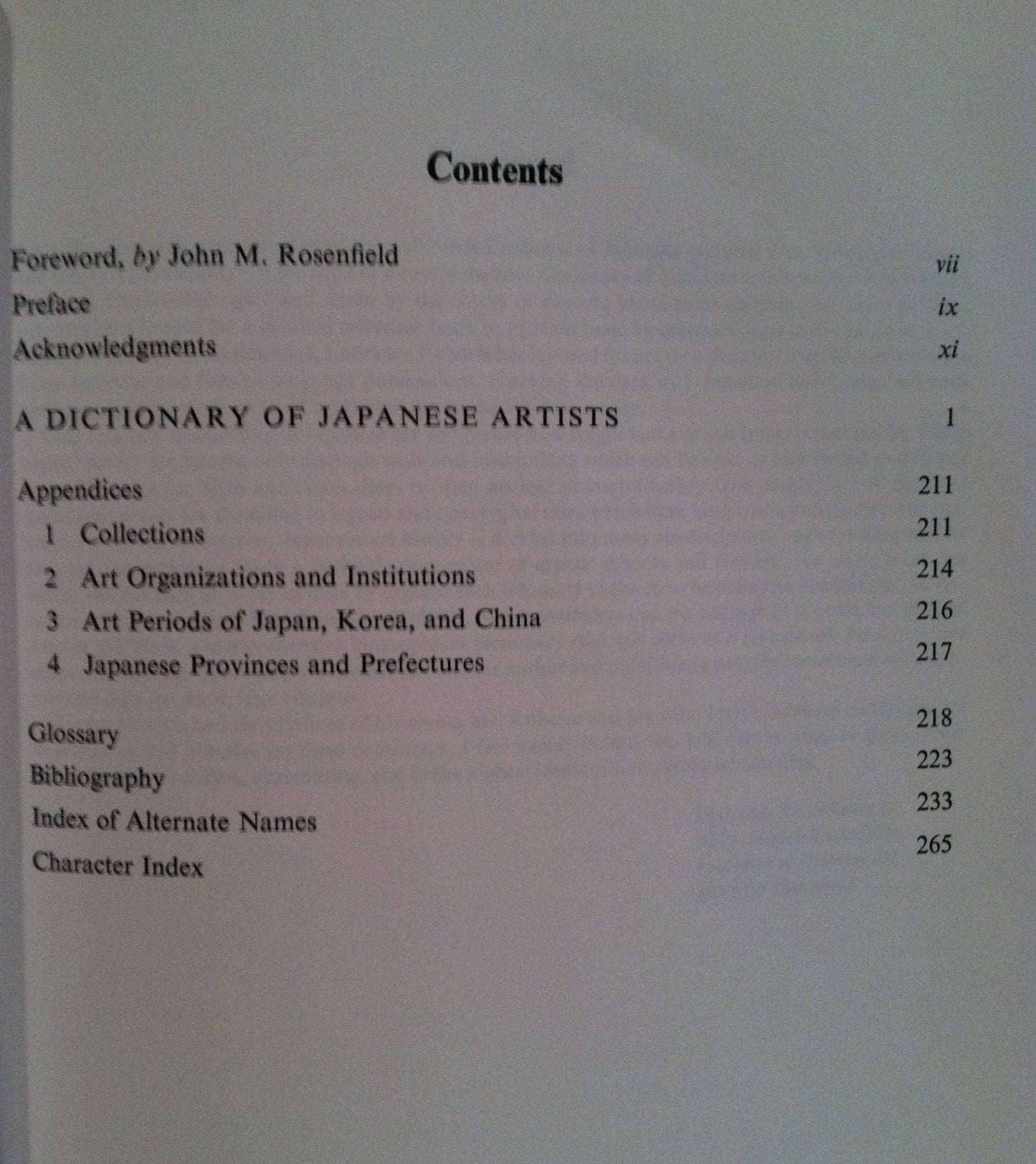 Dictionary of Japanese Artists: Painting, Sculpture, Ceramics, Prints, Lacquer