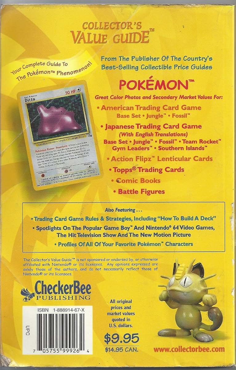 Pokemon Collector's Value Guide: Secondary Market Price Guide