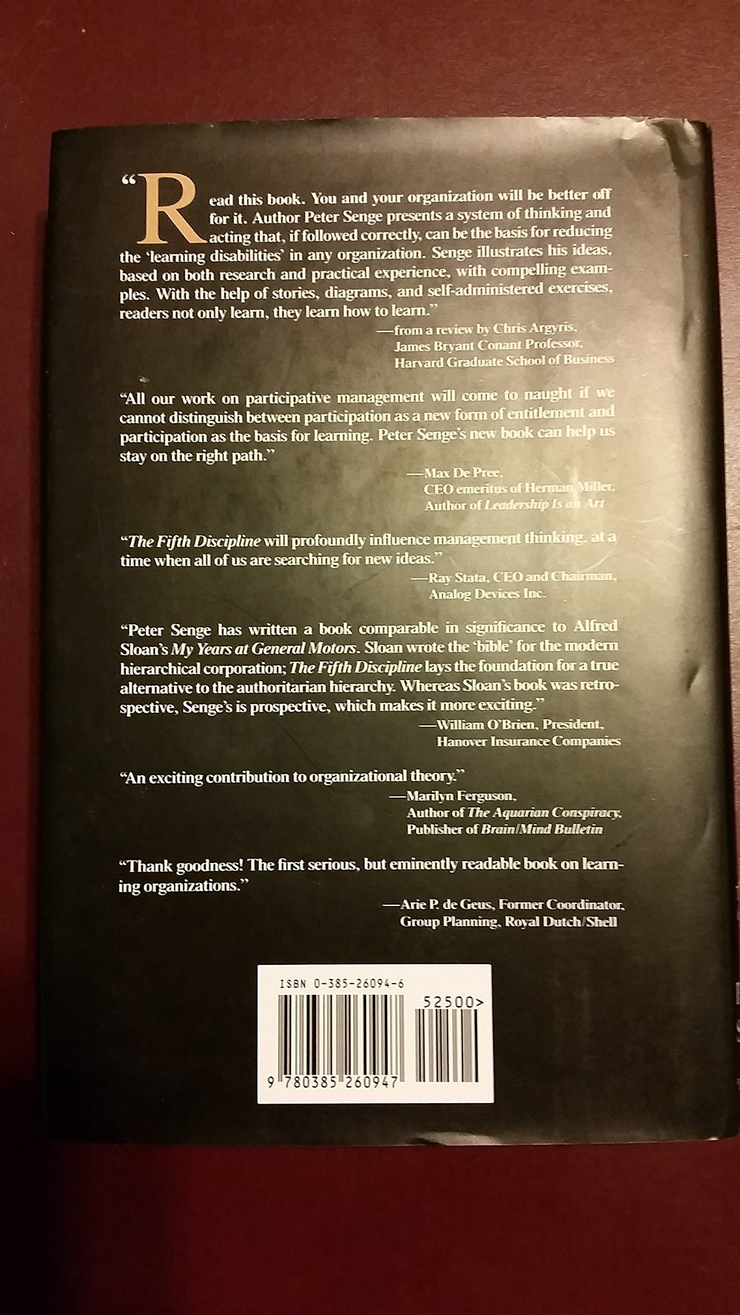 The Fifth Discipline by Peter M. Senge