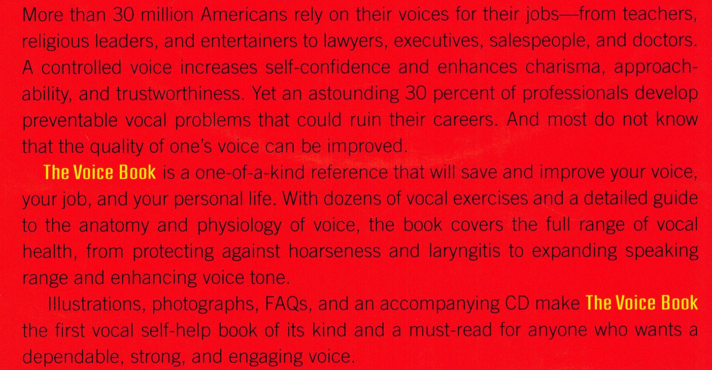 The Voice Book: Caring For, Protecting, and Improving Your Voice