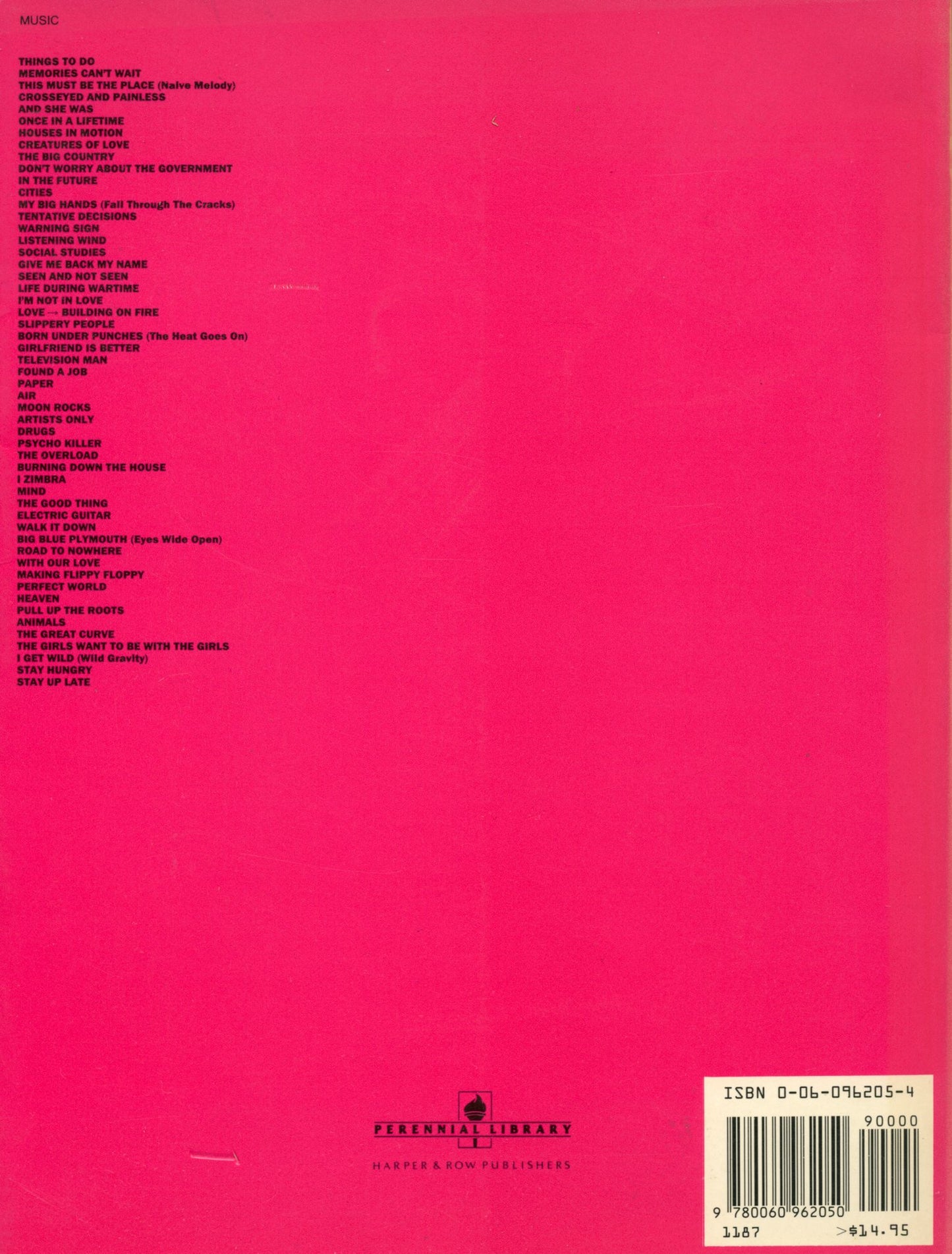 What the Songs Look Like: Contemporary Artists Interpret Talking Heads Songs