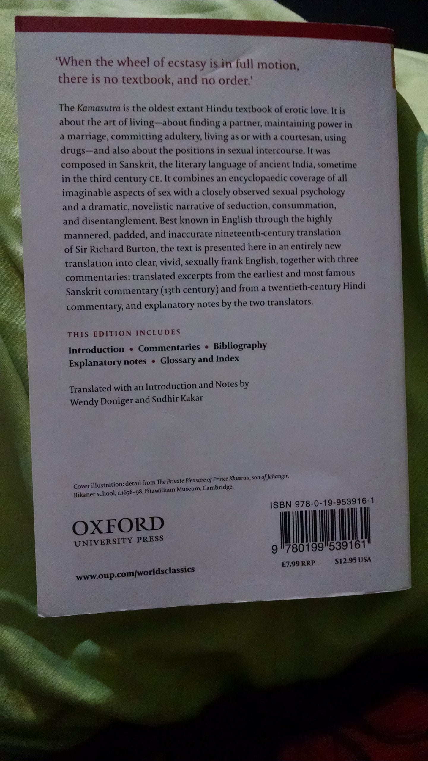 Kamasutra (Oxford World's Classics)