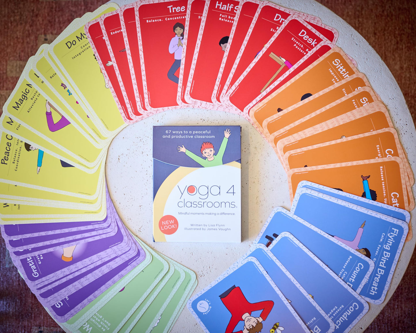 Yoga 4 Classrooms Activity Card Deck - Yoga Cards for Kids -