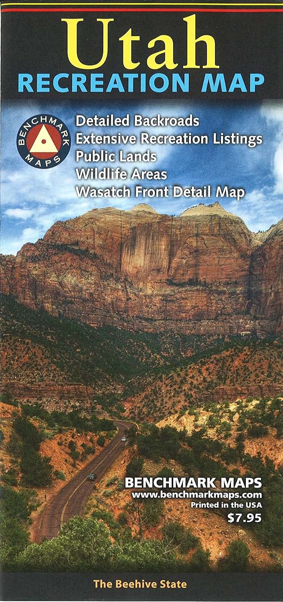 Utah Recreation Map (Benchmark Maps)