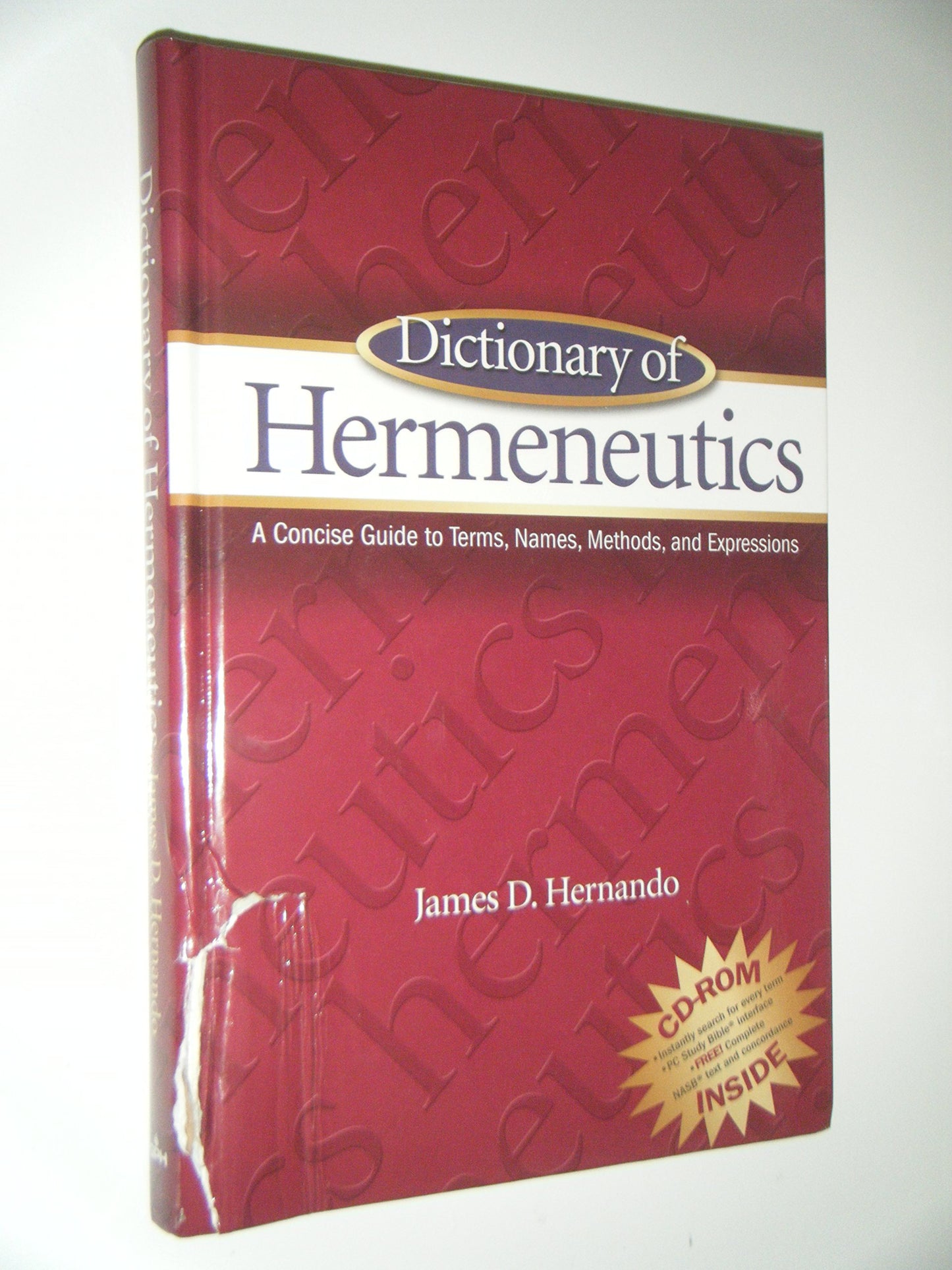 Dictionary of Hermeneutics : A Concise Guide to Terms, Names, Methods, and Expressions