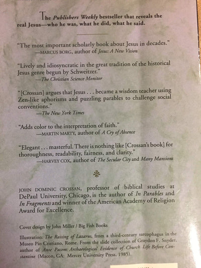 The Historical Jesus: The Life of a Mediterranean Jewish Pea