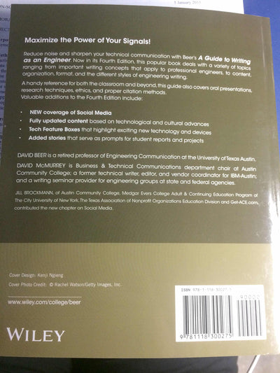 Writing as an Engineer 4e