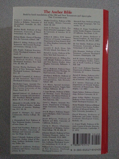 The Gospel According to John I-XII (Anchor Bible Series, Vol