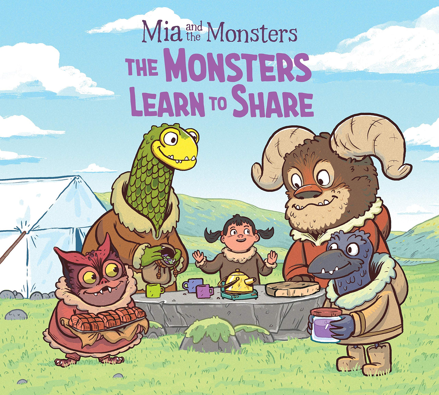 Mia and the Monsters: The Monsters Learn to Share: English Edition (Arvaaq JuniorMia and the Monsters)