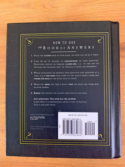 The Book of Answers by Bolt, Carol
