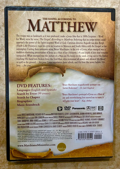 The Gospel According to Matthew by Bruce Marchiano