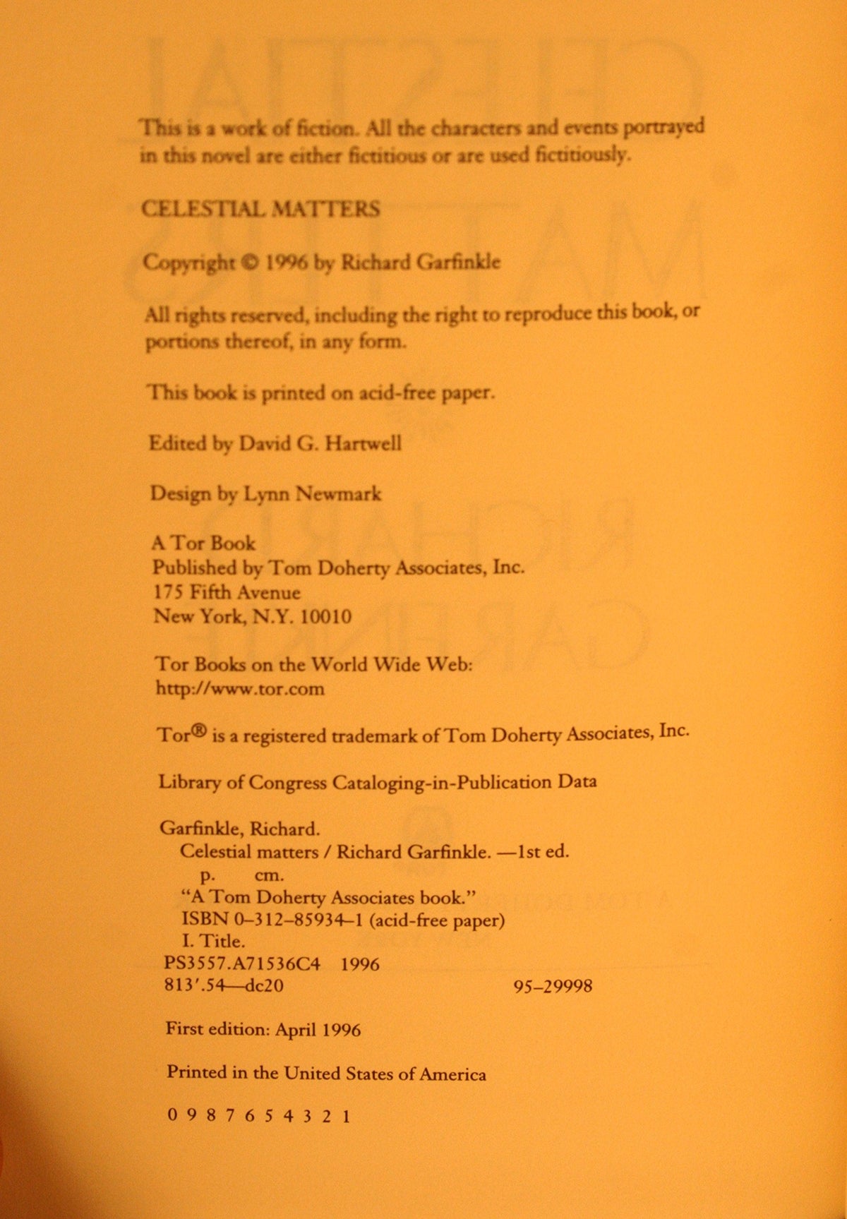 Celestial Matters