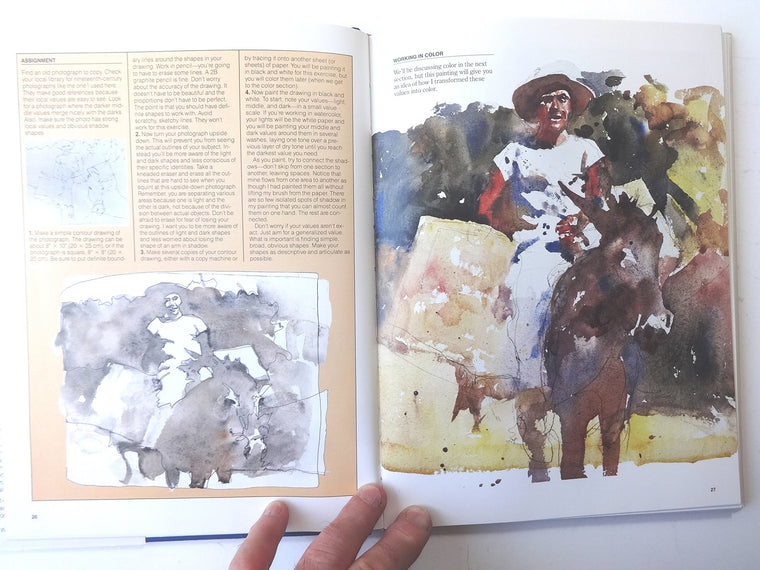 Painting What (You Want) to See: "Forty-Six Lessons, Assignments, and Painting Critiques on Watercolor and Oil" — back cover