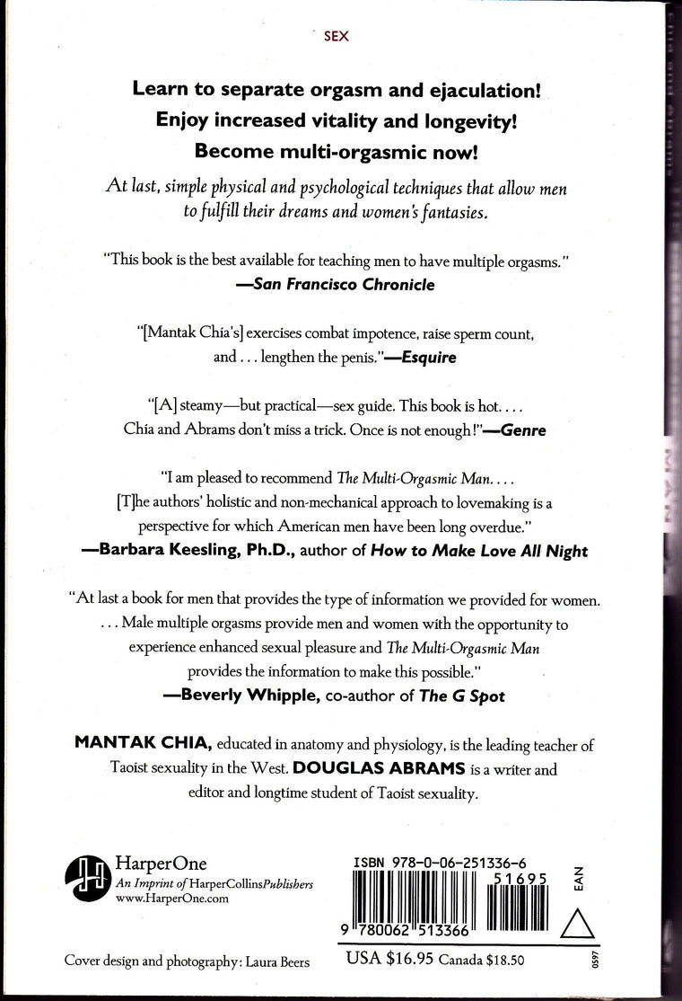 The Multi-Orgasmic Man: Sexual Secrets Every Man Should Know — back cover