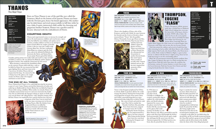 Marvel Encyclopedia — back cover