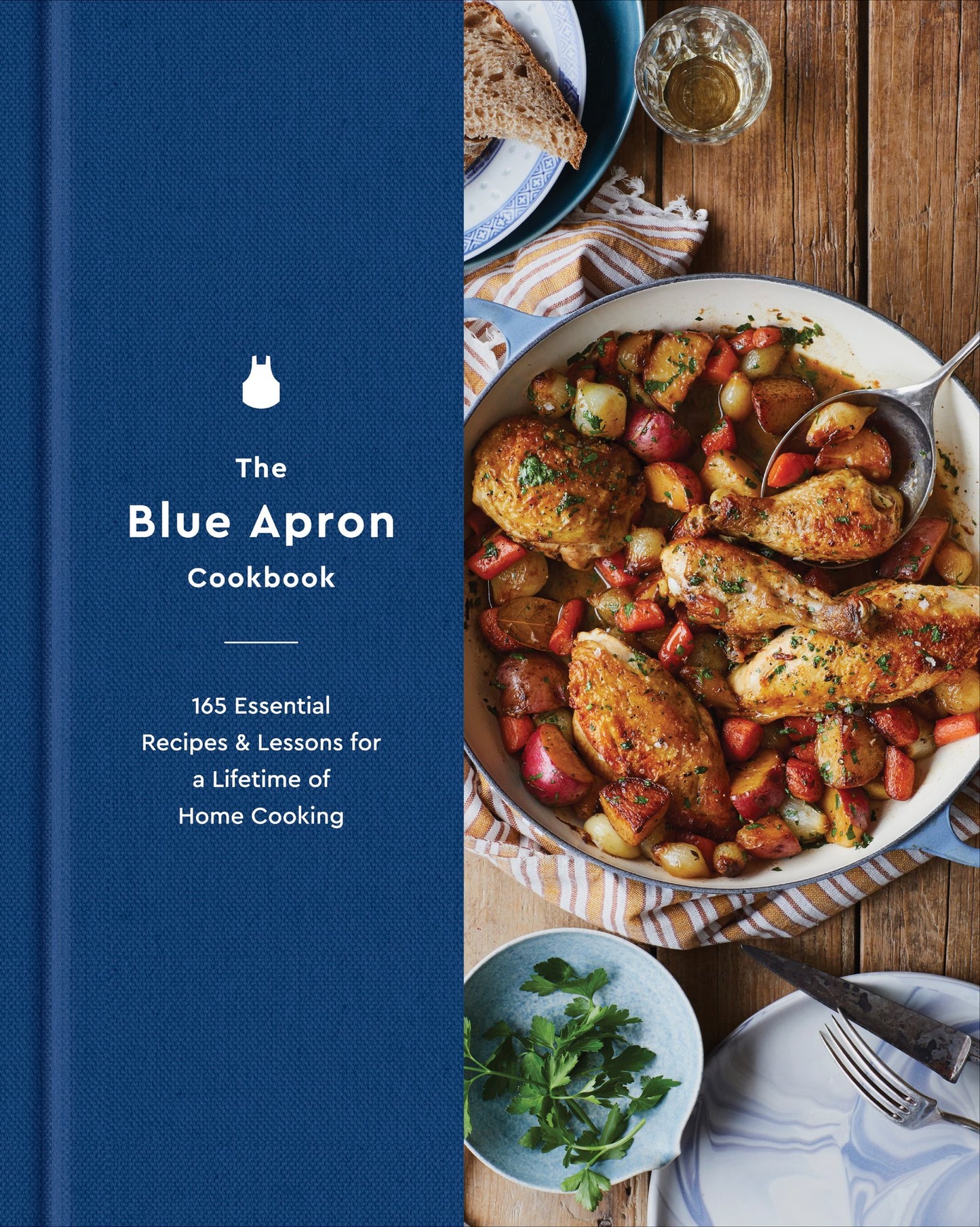 The Blue Apron Cookbook: 165 Essential Recipes and Lessons for a Lifetime of Home Cooking - IACP Award Winner: Build Expertise Through Technique-Driven Instruction and Beautiful Dishes