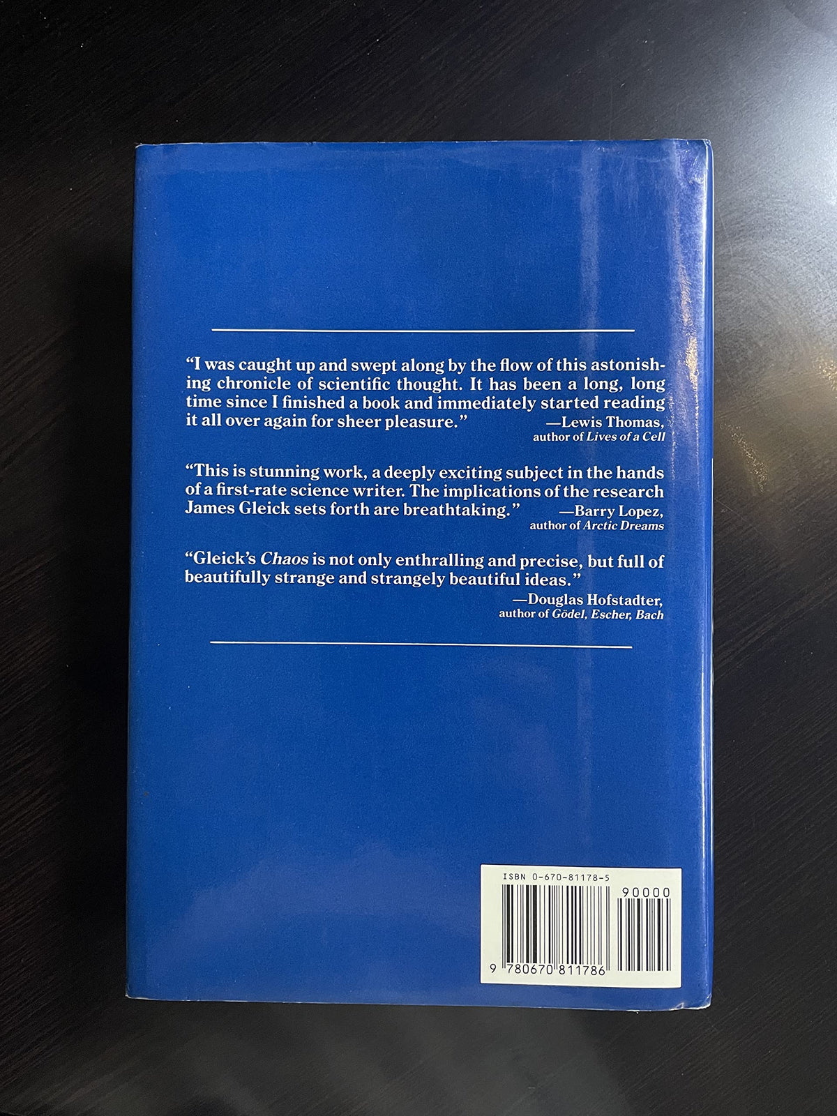 Chaos: The Making of a New Science