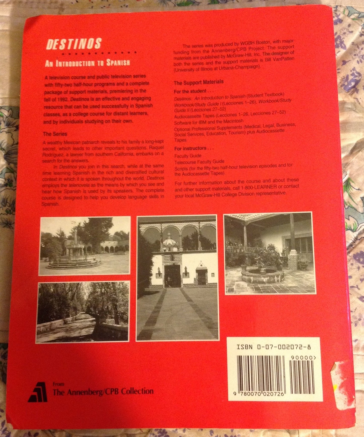 Workbook/Study Guide I (Lessons 1-26) to accompany Destinos: An Introduction to Spanish